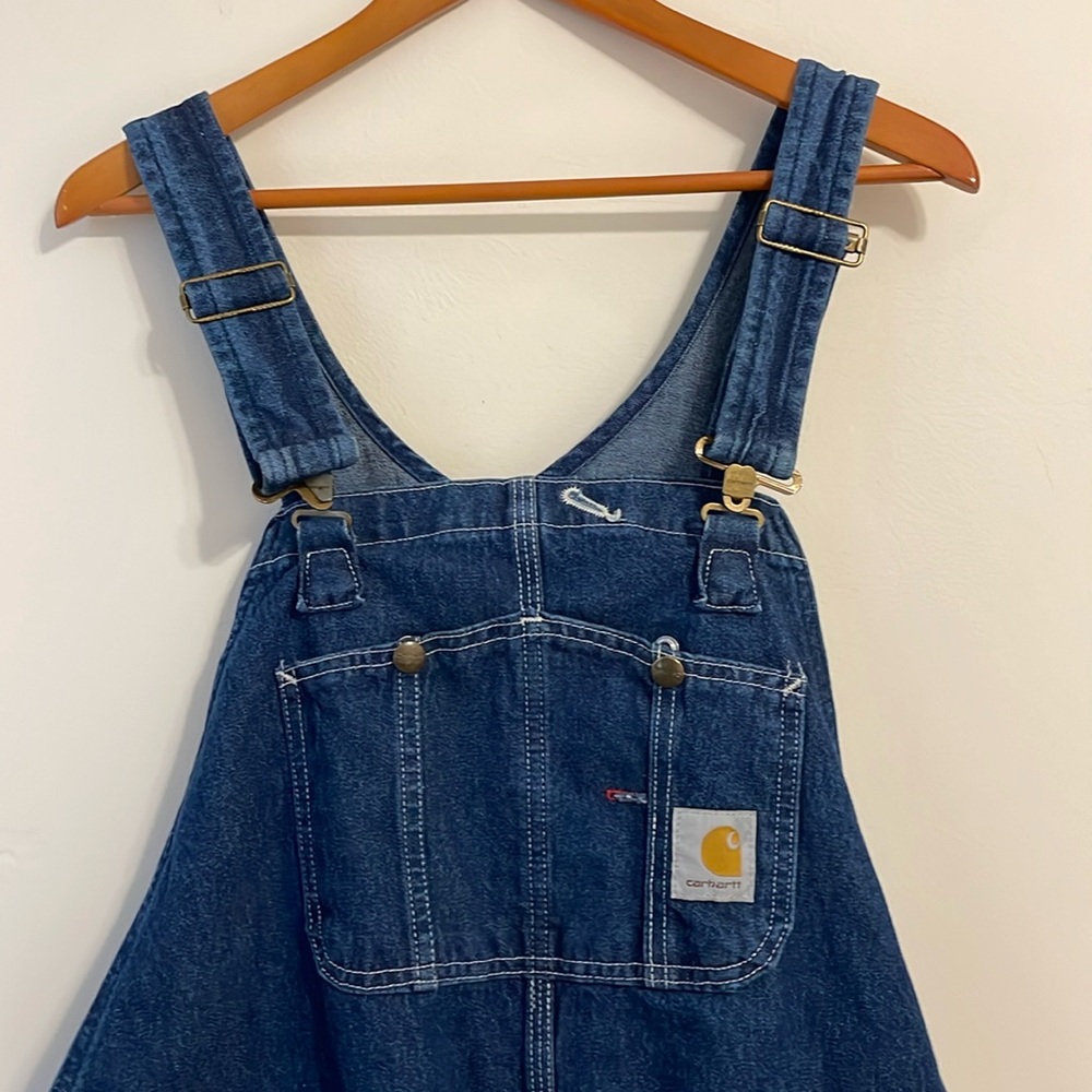 Carhartt Blue Denim Overalls